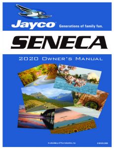 2020 Seneca Owner's Manual